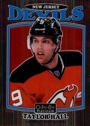 #R-10 Taylor Hall - New Jersey Devils - 2016-17 O-Pee-Chee Platinum - Retro Hockey