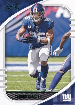 #10 Saquon Barkley - New York Giants - 2020 Panini Absolute - Green Football