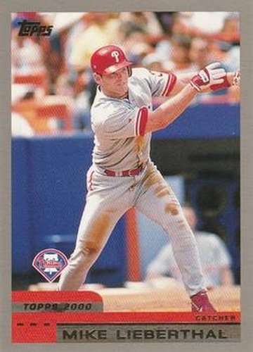 #10 Mike Lieberthal - Philadelphia Phillies - 2000 Topps Baseball