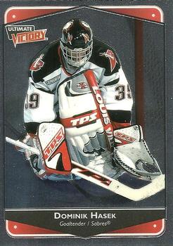 #10 Dominik Hasek - Buffalo Sabres - 1999-00 Upper Deck Ultimate Victory Hockey