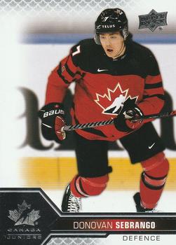 #10 Donovan Sebrango - Canada - 2022-23 Upper Deck Team Canada Juniors Hockey