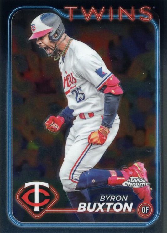 #10 Byron Buxton - Minnesota Twins - 2024 Topps Chrome Baseball