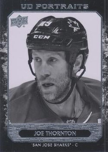 #P-10 Joe Thornton - San Jose Sharks - 2014-15 Upper Deck - UD Portraits Hockey