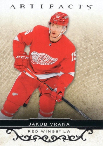 #10 Jakub Vrana - Detroit Red Wings - 2021-22 Upper Deck Artifacts Hockey