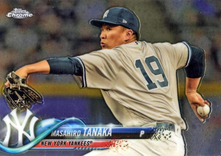 #10 Masahiro Tanaka - New York Yankees - 2018 Topps Chrome Baseball