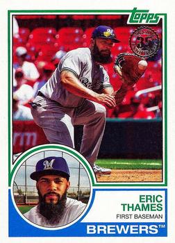 #83-10 Eric Thames - Milwaukee Brewers - 2018 Topps - 1983 Topps Baseball 35th Anniversary Baseball