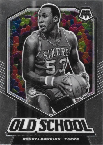#10 Darryl Dawkins - Philadelphia 76ers - 2019-20 Panini Mosaic - Old School Basketball
