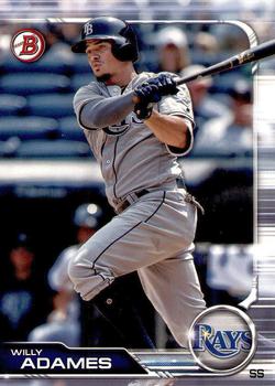 #10 Willy Adames - Tampa Bay Rays - 2019 Bowman Baseball