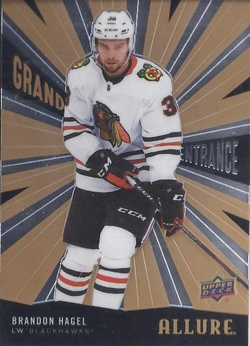 #GE-10 Brandon Hagel - Chicago Blackhawks - 2020-21 Upper Deck Allure - Grand Entrance Hockey