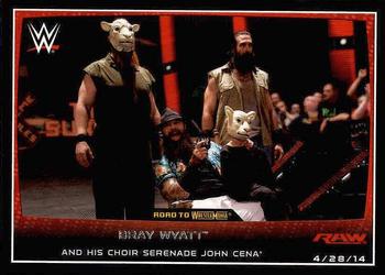 #10 The Wyatt Family - 2015 Topps WWE Road to Wrestlemania Wrestling