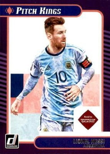 #10 Lionel Messi - Argentina - 2021-22 Donruss - Pitch Kings Soccer