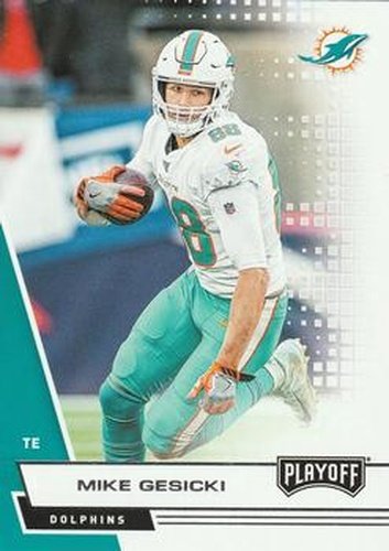 #10 Mike Gesicki - Miami Dolphins - 2020 Panini Playoff Football