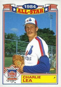 #10 Charlie Lea - Montreal Expos - 1985 Topps - 1984 All-Star Game Baseball
