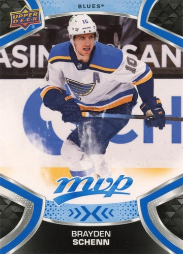 #10 Brayden Schenn - St. Louis Blues - 2021-22 Upper Deck MVP - Blue Hockey