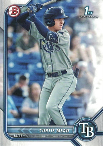 #BP-10 Curtis Mead - Tampa Bay Rays - 2022 Bowman - Prospects Baseball