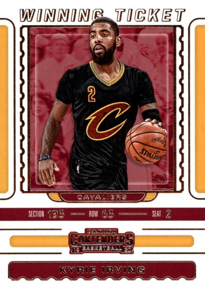 #10 Kyrie Irving - Cleveland Cavaliers - 2019-20 Panini Contenders - Winning Ticket Basketball