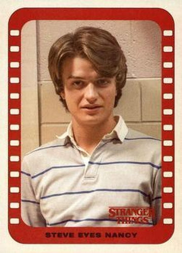 #10 Steve Eyes Nancy - 2018 Topps Stranger Things Scenes Stickers