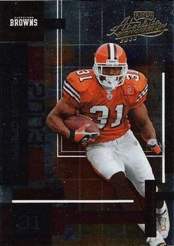 #10 William Green - Cleveland Browns - 2003 Playoff Absolute Memorabilia Football