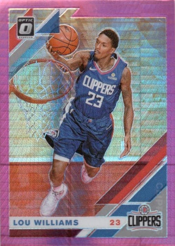 #10 Lou Williams - Los Angeles Clippers - 2019-20 Donruss Optic - Hyper Pink Basketball