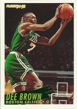 #10 Dee Brown - Boston Celtics - 1994-95 Fleer Basketball