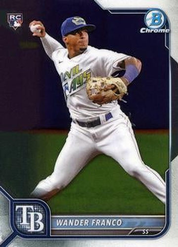 #10 Wander Franco - Tampa Bay Rays - 2022 Bowman Chrome Baseball
