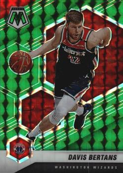 #10 Davis Bertans - Washington Wizards - 2020-21 Panini Mosaic - Mosaic Green Basketball