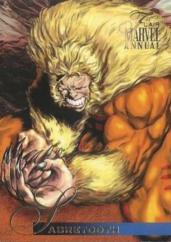 #10 Sabretooth - 1995 Flair Marvel Annual