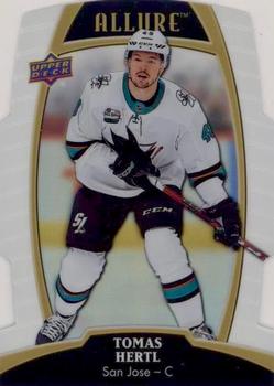 #10 Tomas Hertl - San Jose Sharks - 2019-20 Upper Deck Allure - White Rainbow Hockey