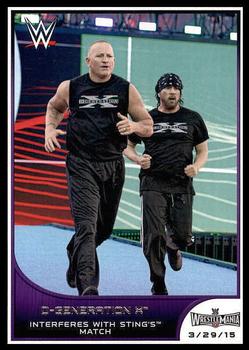 #10 D-Generation X - 2016 Topps WWE Road to Wrestlemania Wrestling