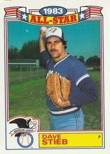 #10 Dave Stieb - Toronto Blue Jays - 1984 Topps - Glossy All-Stars Baseball