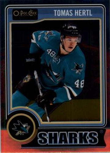 #10 Tomas Hertl - San Jose Sharks - 2014-15 O-Pee-Chee Platinum Hockey