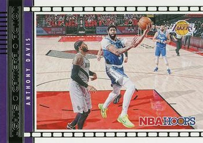 #10 Anthony Davis - Los Angeles Lakers - 2021-22 Hoops - Lights Camera Action Basketball