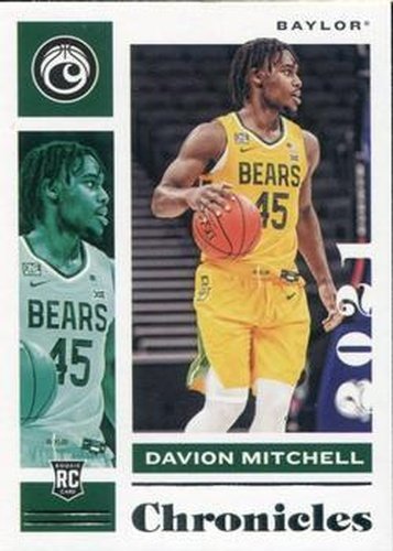 #10 Davion Mitchell - Baylor Bears - 2021 Panini Chronicles Draft Picks Basketball