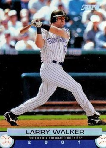 #10 Larry Walker - Colorado Rockies - 2001 Stadium Club Baseball