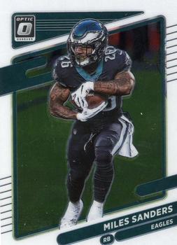 #10 Miles Sanders - Philadelphia Eagles - 2021 Donruss Optic Football