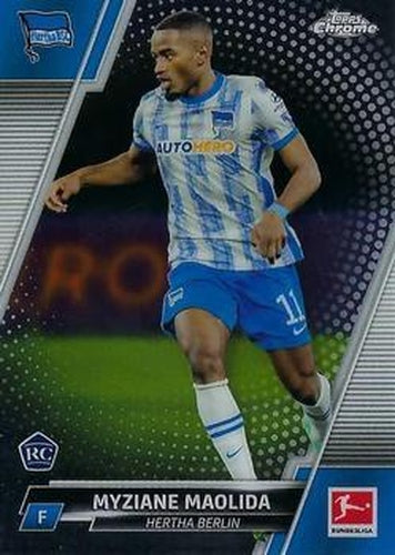 #10 Myziane Maolida - Hertha BSC Berlin - 2021-22 Topps Chrome Bundesliga Soccer
