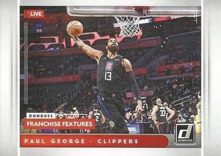 #10 Paul George - Los Angeles Clippers - 2021-22 Donruss - Franchise Features Basketball