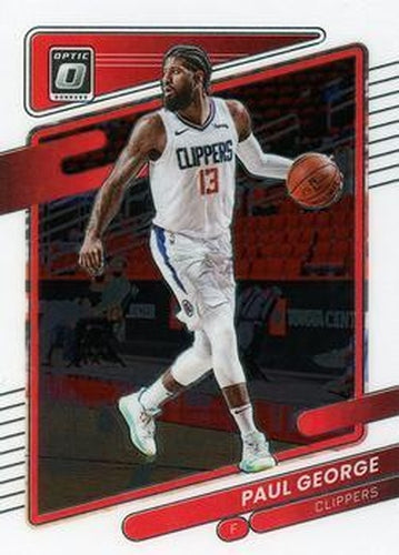 #10 Paul George - Los Angeles Clippers - 2021-22 Donruss Optic Basketball