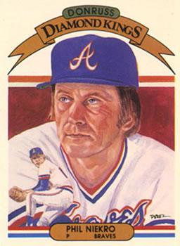 #10 Phil Niekro - Atlanta Braves - 1982 Donruss Baseball
