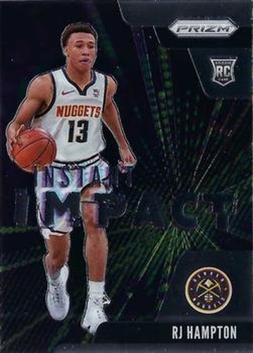 #10 RJ Hampton - Denver Nuggets - 2020-21 Panini Prizm - Instant Impact Basketball