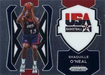 #10 Shaquille O'Neal - USA - 2021-22 Panini Prizm - USA Basketball