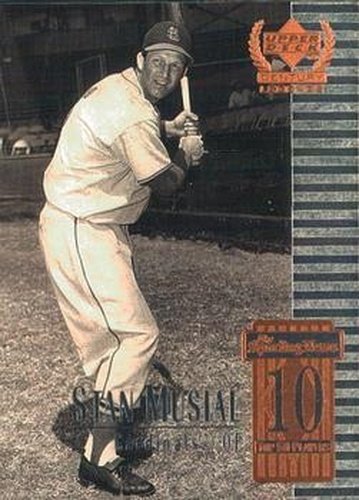 #10 Stan Musial - St. Louis Cardinals - 1999 Upper Deck Century Legends Baseball