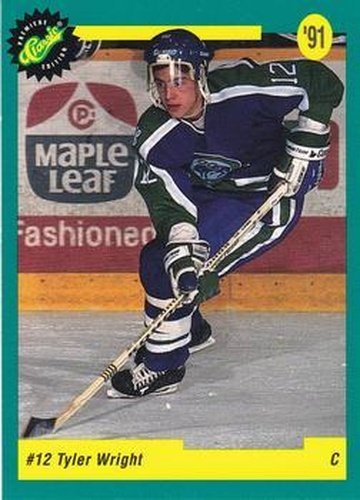 #10 Tyler Wright - Edmonton Oilers - 1991 Classic Draft Picks Hockey