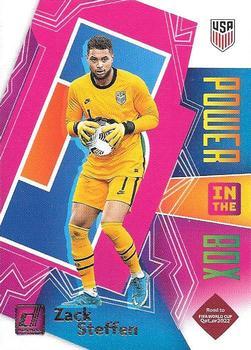 #10 Zack Steffen - USA - 2021-22 Donruss Road to FIFA World Cup Qatar 2022 - Power in the Box Soccer