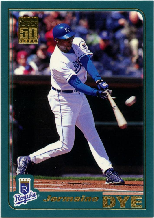 #10 Jermaine Dye - Kansas City Royals - 2001 Topps Baseball