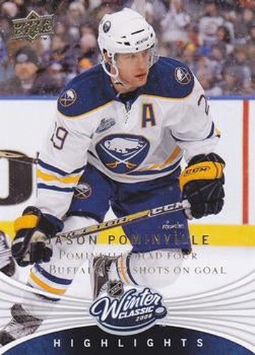 #WC10 Jason Pominville - Buffalo Sabres - 2008-09 Upper Deck - Winter Classic Hockey
