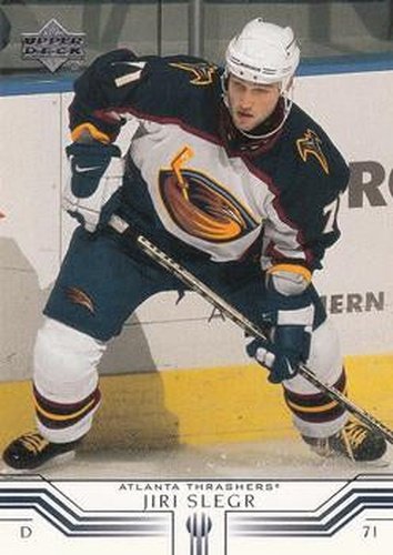 #10 Jiri Slegr - Atlanta Thrashers - 2001-02 Upper Deck Hockey