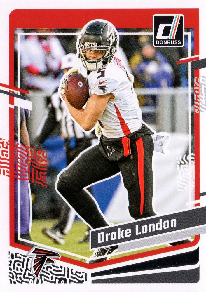#10 Drake London - Atlanta Falcons - 2023 Donruss Football
