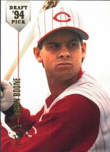 #10 Aaron Boone - Cincinnati Reds - 1994 Stadium Club Draft Picks Baseball