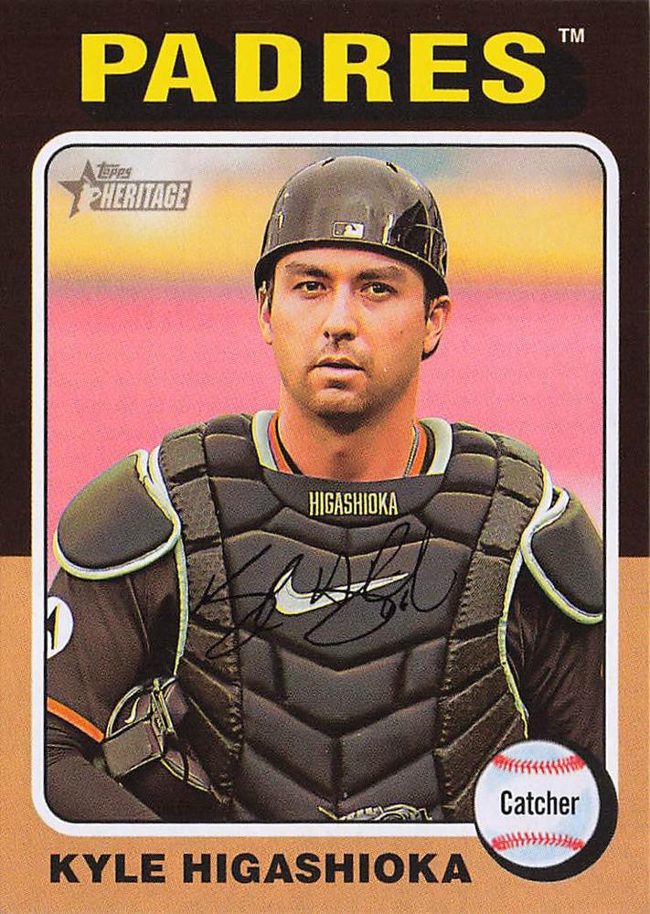 #10 Kyle Higashioka - San Diego Padres - 2024 Topps Heritage Baseball